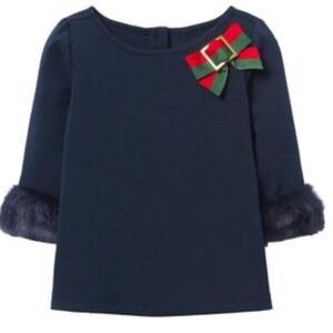 Fur Rimmed holiday shirt